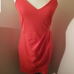 Lulu's hot pink dress